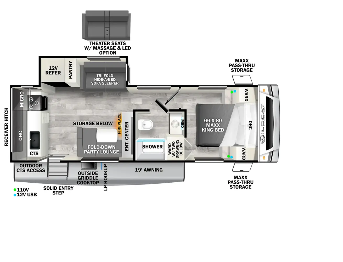 248RKX Floorplan Image